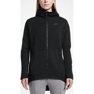 Nike Black Tech Fleece Cape Full Zip Athletic Jacket XS